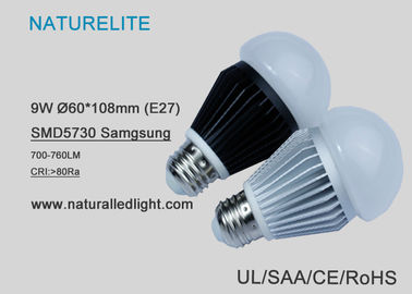 9W LED bulb ,  Led Home Light Bulbs Samgsung 270 Degree SMD5730